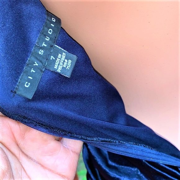 CITY STUDIO Jeweled Ruched Cocktail Bodycon Dress - Picture 5 of 8